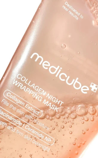 Collagen Glow Overnight Wrapping Mask - قناع الكولاجين الليلي المعزز للإشراق والمغلف للبشرة