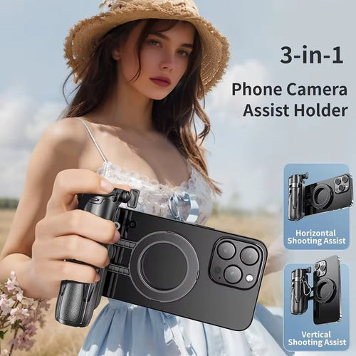 Mini MagSafe Phone Tripod & Selfie Stick - حامل ثلاثي صغير وعصا سيلفي للهواتف