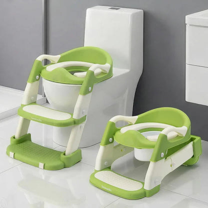 2-in-1 Toddler Potty Training Seat for babies with Step Stool Ladder